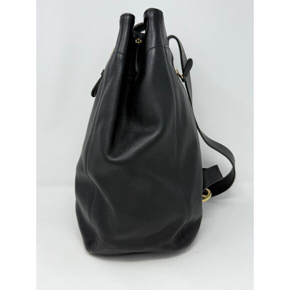 Genuine vintage COACH 4160 sling black leather crossover bag one strap - Picture 3 of 16